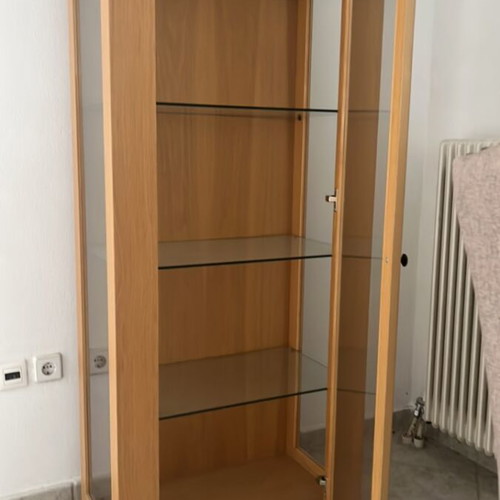 Showcase Italian wood modern design like new