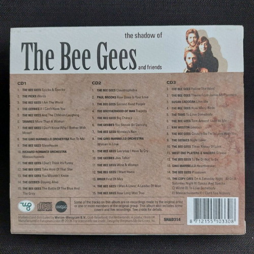 The Shadow Of Bee Gees And Friends 3 CD box set used
