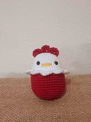 Easter Chick handmade knitted decoration new