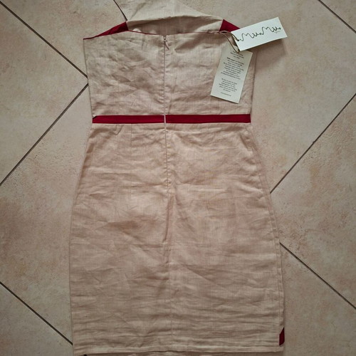 Mu Mu Organic linen dress new, size Small