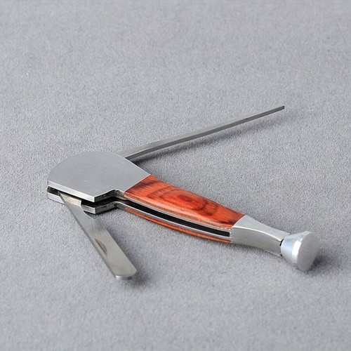 Tobacco pipe tool 3-in-1 new, rosewood and steel