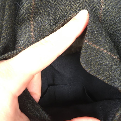 Blazer Odermark wool and cashmere blend XL like new, dark olive green