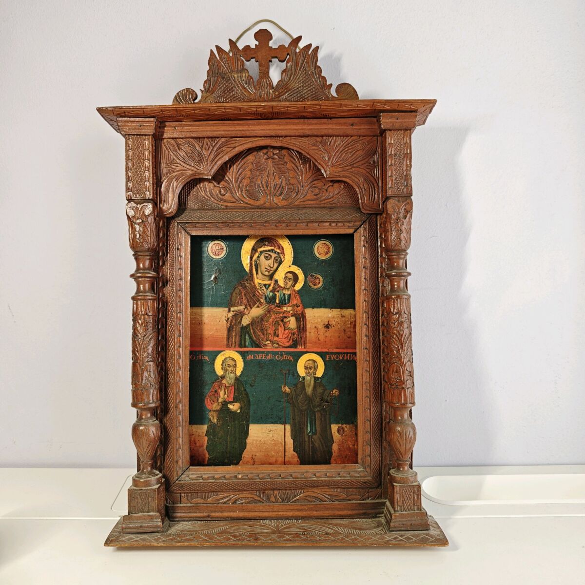 Antique icon stand used with Virgin… - € 800,00 - Vendora.cy