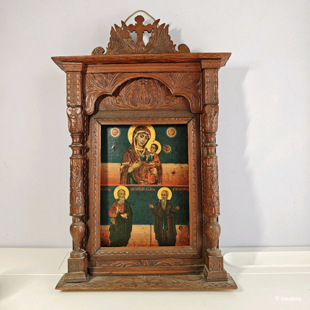 Antique icon stand used with Virgin… - € 600,00 - Vendora.cy