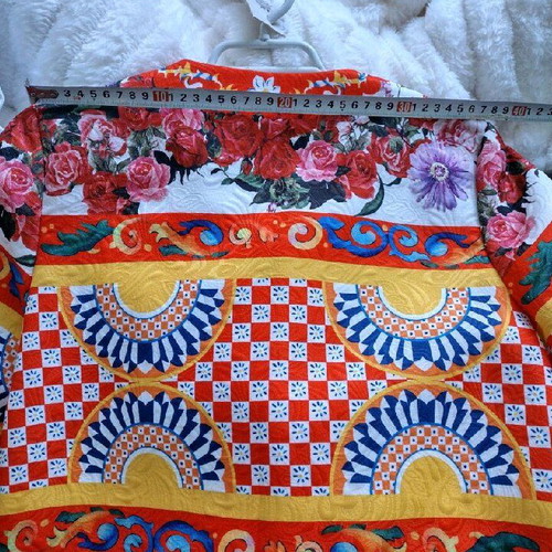 Primavera coat colorful like new, spring-summer with lining