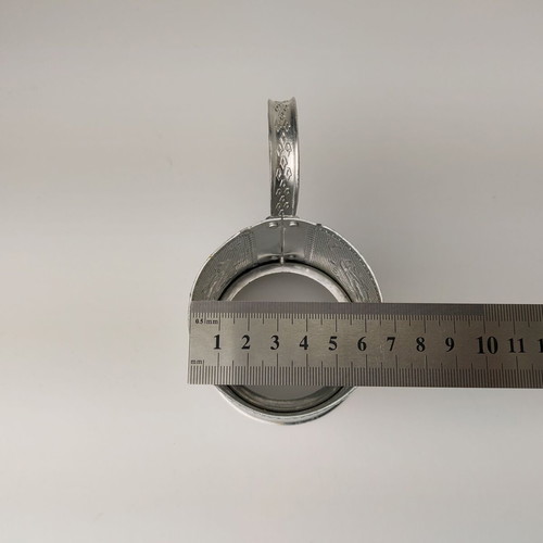 Set of 5 used USSR aluminum podstakanniki