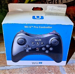 Nintendo Game Play Console Joypad Wireless Black Wii U Pro Controller