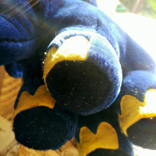 Blue elephant plush toy