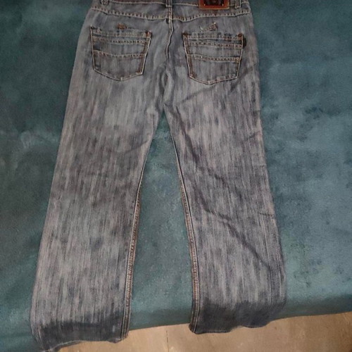 Vintage MTNG jeans size 33 like new, distressed grey-blue