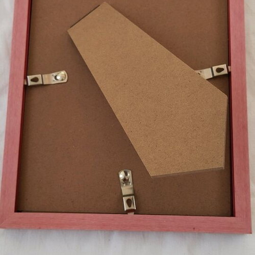 Pink frame 15x20cm for horizontal or vertical hanging