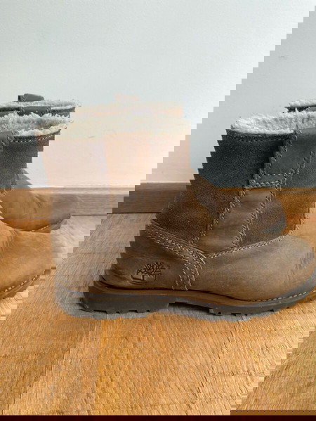 timberland μποτάκια με επένδυση