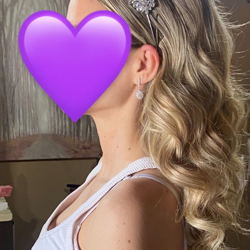 Silver tiara/headband new with large zircons for wedding or formal occasion