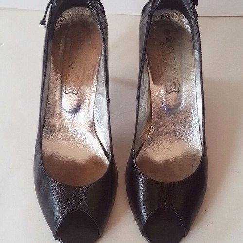 Rossi women's leather pumps used, size 40, black
