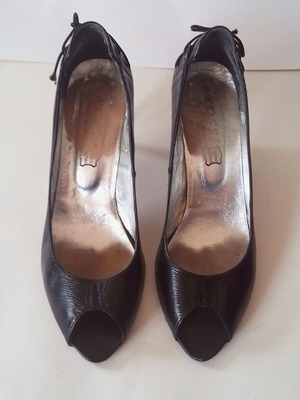 Rossi women's leather pumps used, size 40, black