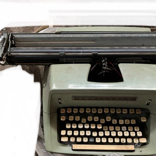 Remington typewriter used