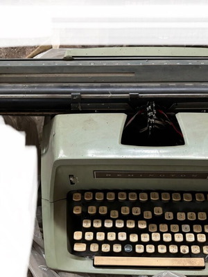 Remington typewriter used
