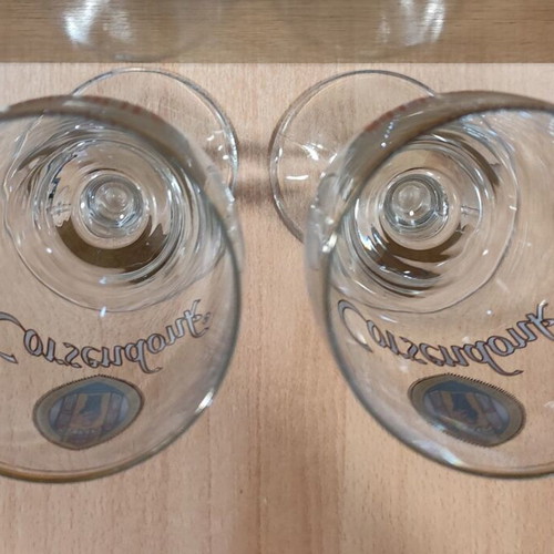 Corsendonk Beer Set of Two Promotional Glasses 330ml like new