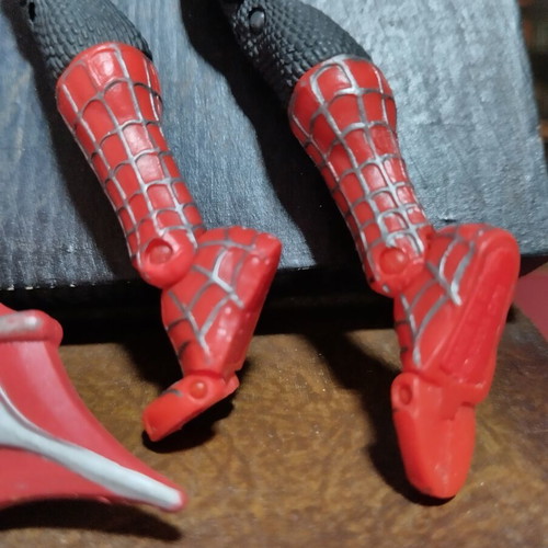 Spider-Man 2 Movie Marvel figure used with shield gift