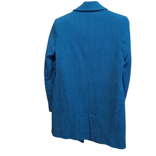 Zara women's thin coat like new, blue
