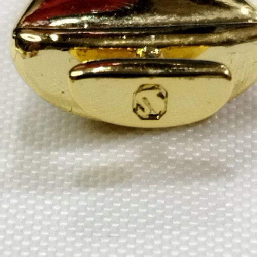 Swarovski Ice Cream No Regrets Earrings New, Gold with Crystals