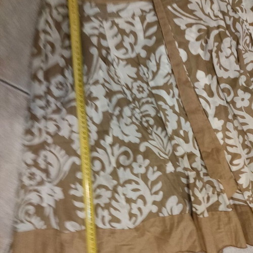 Skondras cotton skirt like new, white and beige