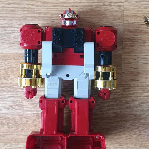 Power Rangers Zeo Megazords used with wear