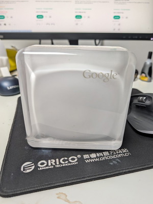 Google AdWords 2004 Christmas Gift Radio and Mood Light like new