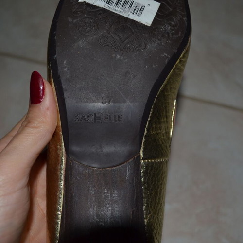 Sachelle ballerinas gold like new, size 37
