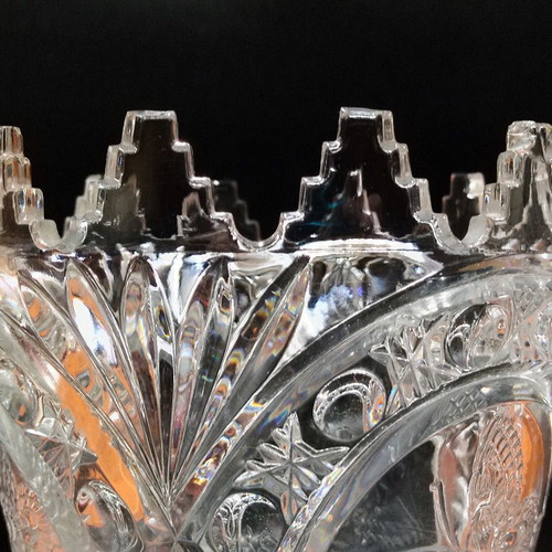 Cut Crystal Vase 30cm used with butterfly designs
