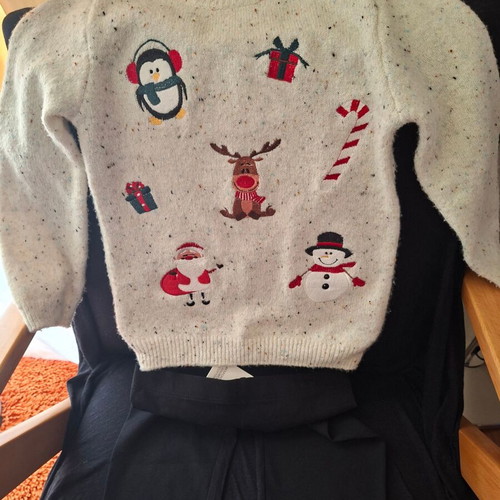 M&S Leggings and Primark Sweater Set New for Girls 6-7 Years