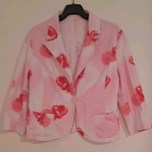 Summer jacket used with flowers, size S