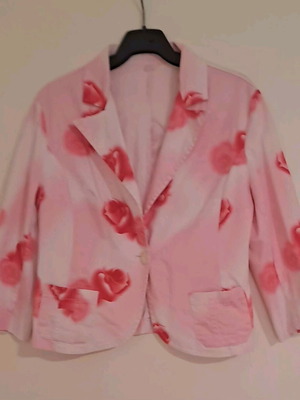 Summer jacket used with flowers, size S