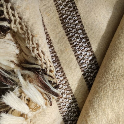 Traditional old blanket (ψαρανάπλα) used, hard Cretan woven 220x340