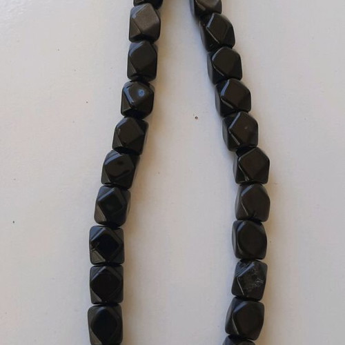 Worry beads made of obsidian new, handmade from Armenia