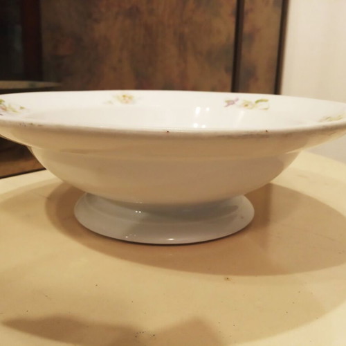 Antique porcelain fruit bowl like new, 1950s
