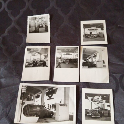 Volvo vintage photos set of 7 used