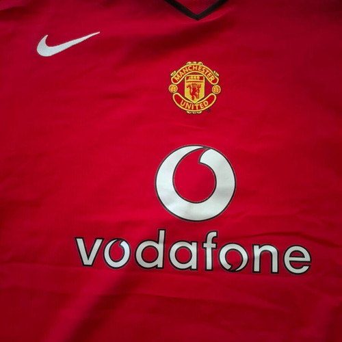 Manchester United Home Football Shirt 2004 Nike Like New, Size XL