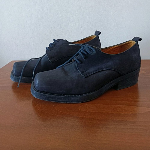 Vintage leather shoes Tsakiris size 38 like new, black