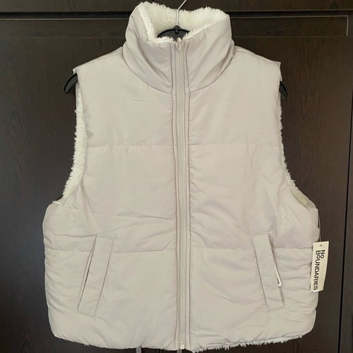No Boundaries Reversible Sleeveless Vest new, size medium