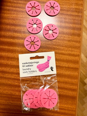 Σετ δαχτυλιδιών για κάλτσες πλυντηρίου καινούργιο