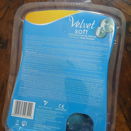Scholl Velvet Soft electric foot file new