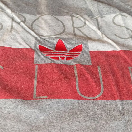 Adidas men's T-shirt XL used, gray in good condition