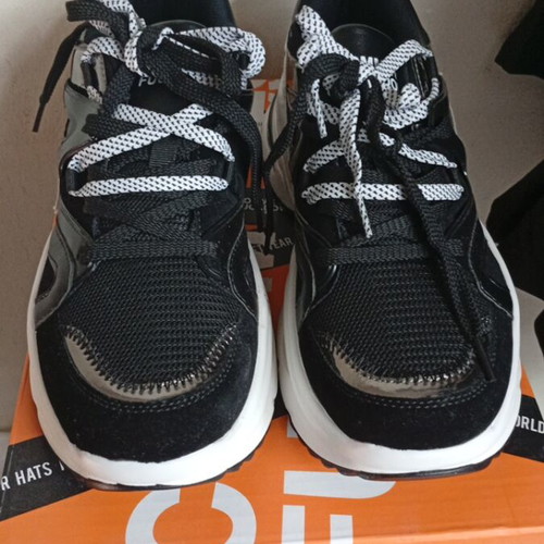 COME des FUCKDOWN* sneakers new, black and silver, size 42