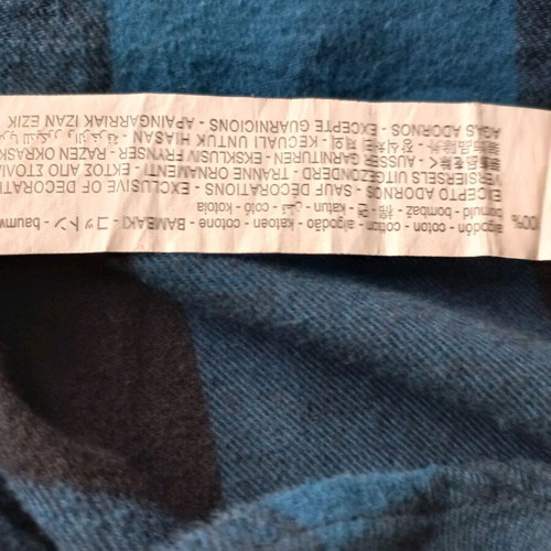 Zara shirt 11-12 years, cotton, like new, black-blue