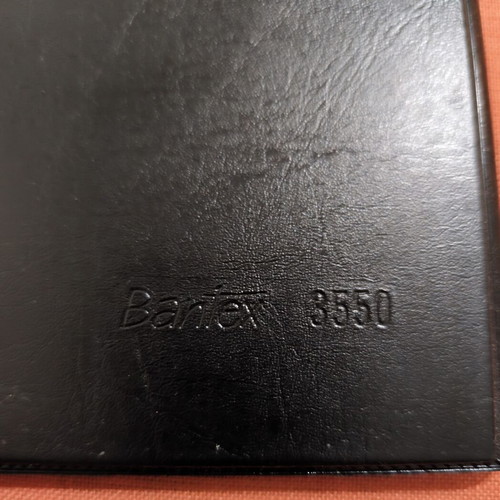Business card holder 96 slots like new, black Bantex 3550