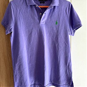 Ralph Lauren medium μωβ πόλο μπλουζάκι