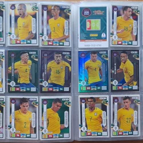 Road to 2018 FIFA World Cup Russia Adrenalyn XL album with cards used