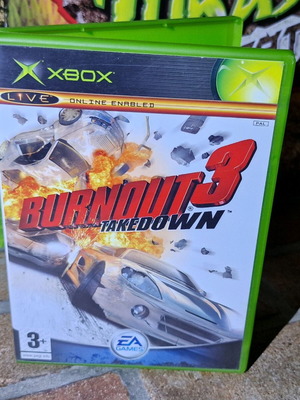 Burnout 3 Takedown Microsoft Xbox 2004 like new