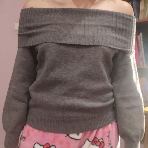 Pullover new gray