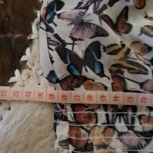 Ted Baker Butterfly blouse beige, like new, size M